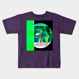 Abstract Stand Up Comedian Kids T-Shirt